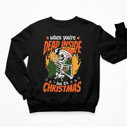 Sudadera Navidad - Unisex - Dead Inside Christmas