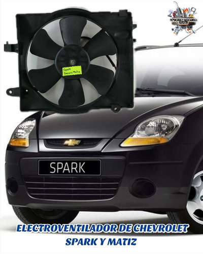 Electro Ventilador Chevrolet Spark 2005/2009