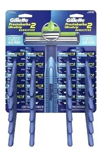 Maquina De Afeitar Gillette Prestobarba Grip Sensitive X 20