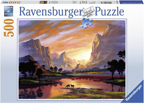 Atardecer En La Montaña Rompecabezas 500 Piezas Ravensburger