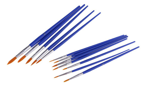 12 Pedazos Cepillo De Extremidad De De Pintura De Acuarela