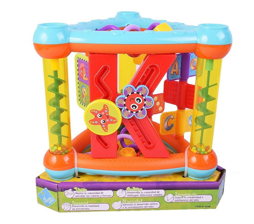Imagen 3 de 7 de Sonajero Triangulo Didáctico Para Bebe Duende Azul