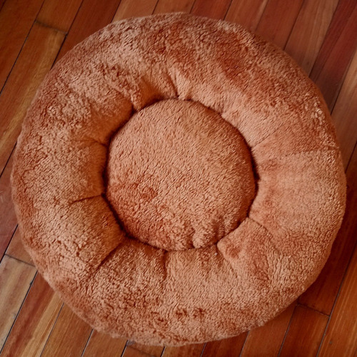 Imagen 3 de 5 de Nido Para Mascotas Redondo Corderito 50cm Perro Gato Cama