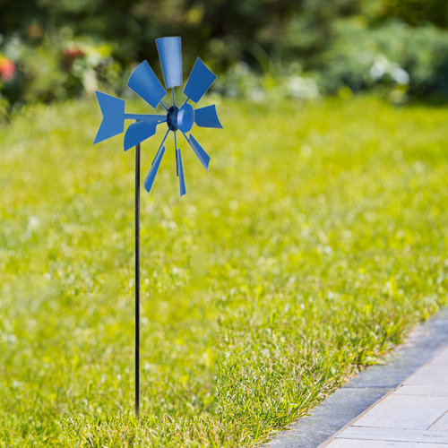 Wind Catcher Decorativo Hierro Juguetes De Viento 360 Azul
