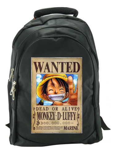 Morral One Piece Wanted Maleta Bolso De Espalda