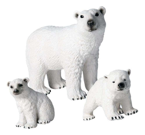Zlj Figuras Animales Coleccionables Miniaturas Osos Polares