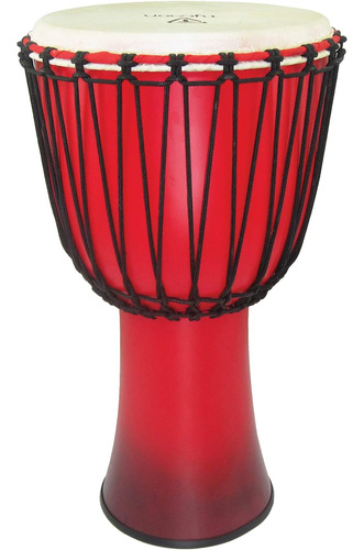 Djembe De 12 Pulgadas Acabado Sunburst Red Rope Tuned (...