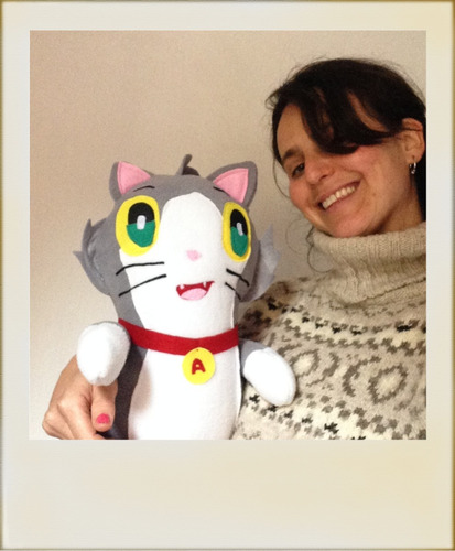 Peluche De El Gato Acenix De Los Compas De 50cm U Otros