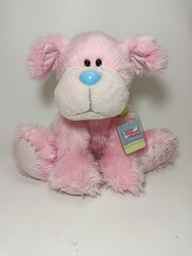 Perro Rosado Tatty Puppy Blue Nose Importado 21 Cms
