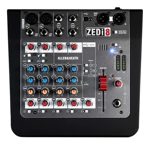 Consola De Sonido Mixer Allen & Heath Zedi-8 Usb Mp3 Eq