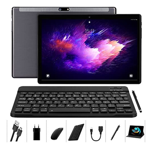 Android Tablet 10 Inch, 4gb Ram 64gb Storage, Android 1...