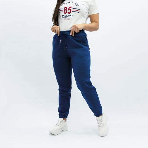 Jogger En 100% Algodón Franela Reactiva Para Mujer