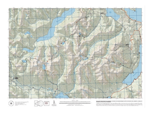Mapa Topográfico Bariloche Y Alrededores - Signa Naturae
