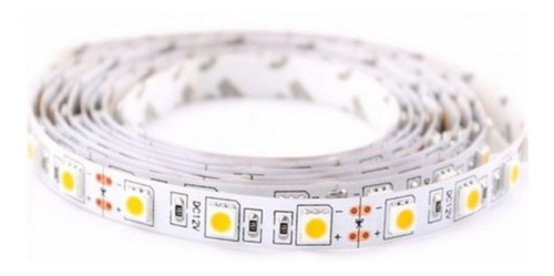 Imagem 2 de 4 de Fita 60led/m Smd 5050 12v Ip20 Branco Quente