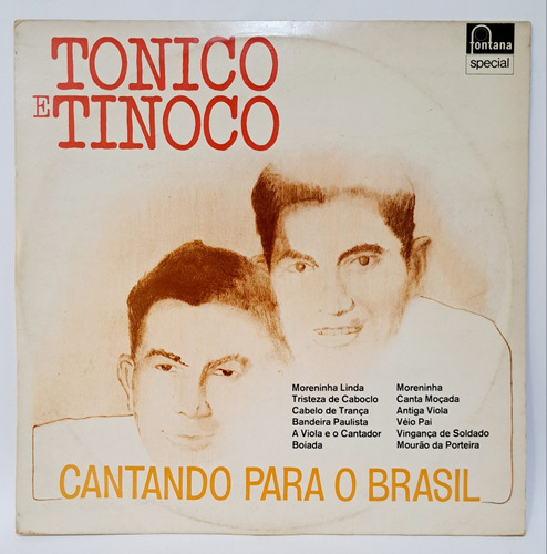 Tonico Tinoco 10 Discos Vinil Lp Coleção-2 Sertanejo Raízes