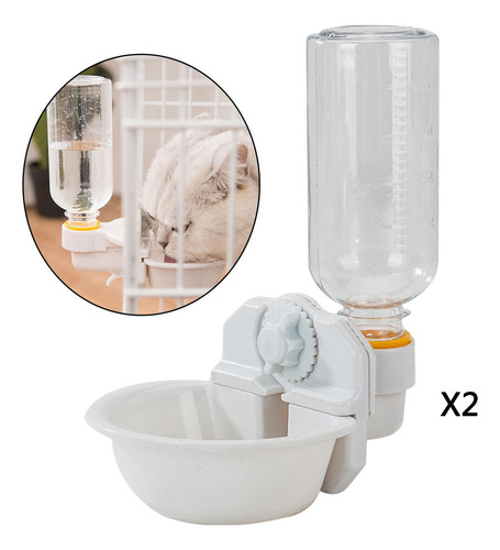 2x Alimentador De Agua Para Conejos, Dispensador De Agua