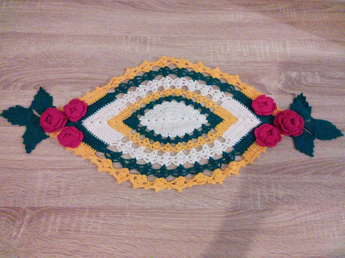 Tejido Crochet A Mano Mantel