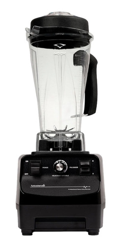 Licuadora industrial Turboblender TB 76 2 L negra con jarra de tritan 220V - 240V