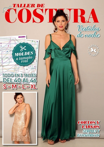 Revista Taller Costura Vestidos De Noche -arcadia Ediciones 