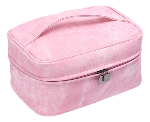 Bolsa De Maquillaje Multifuncional Con Textura Vaquera Espac