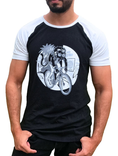 Camiseta Manga Ranglan Con Reflectivo