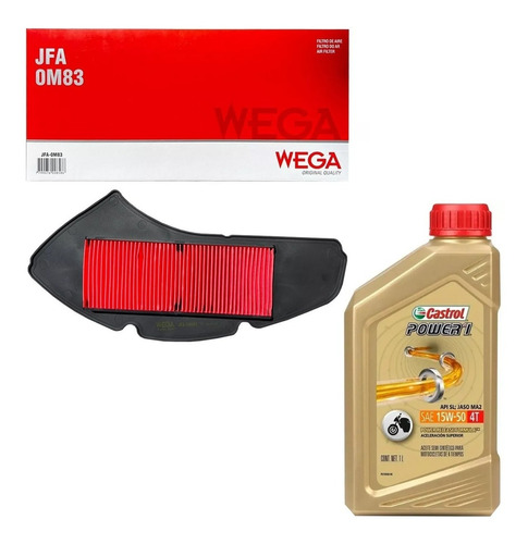 Kit Service Yamaha N Max 155 Power 1 15w50 +filtro Aire Sia+