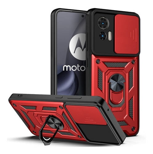 Funda Armor Para Motorola Edge 30 Neo Anillo Cubre Camara 