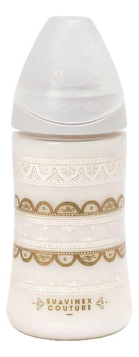 Set Biberon + Chupón Bebé + Porta Chupón Suavinex Color Blanco