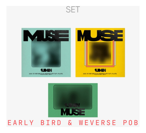 Jimin (bts) - Muse - Set De 3 Versiones