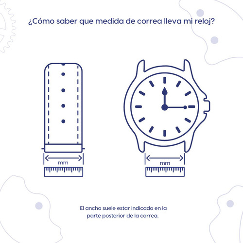 Correa Reloj Piel Lisa Negro 18mm Hebilla Acero Inoxidable