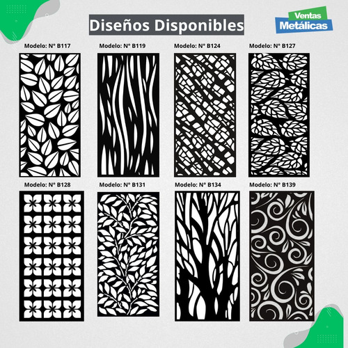 Barandas Chapa Perforada Para Balcon Terrazas Piletas Gris Oscuro