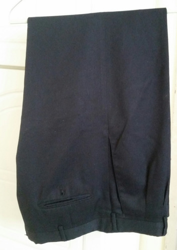 Pantalón Caballero Azul Oscuro Talla 36 Marca Mister Pants