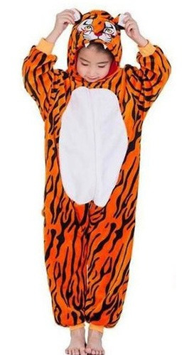 Pijama Kigurumi Importado 2814 Tigre Infantil De 110 A 140cm