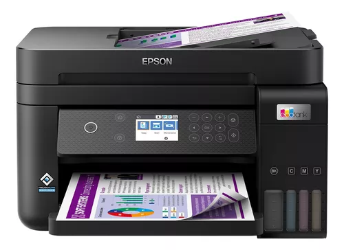 Impresora Color Multifunción Epson Ecotank L6270 Wifi Negra!