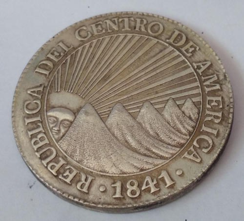 Moneda De La República Del Centro De América, 8r. Jp