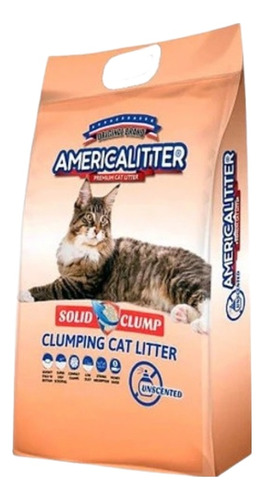 Americalitter® Arena Para Gatos Solid Clump Unscented 15kg