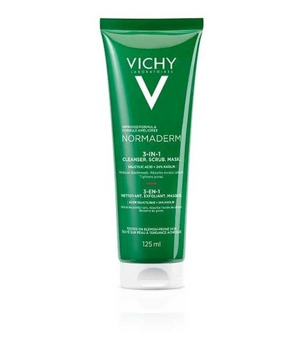 Vichy Normaderm 3 En 1 | Exfoliante + Limpiador + Mascarilla