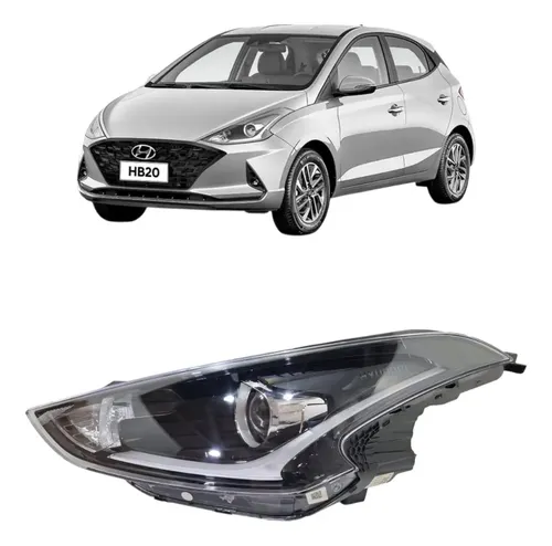 Farol Esquerdo Hyundai Hb20 20 23 92101r1100 Novo Original | Frete grátis