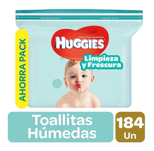 Toallitas Húmedas Huggies Limpieza Total 184 Un 