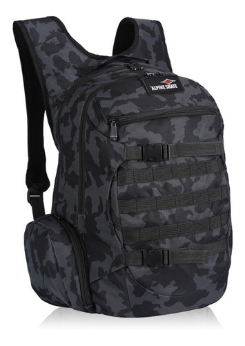 Mochila Camuflada Alpine Skate Moderna New Ar1 15272 Ellobo