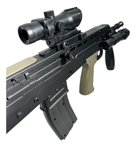 Fusil Pistola Sa80 - L86a2 Airsoft Paintball + Balines
