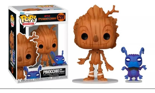 Pinocchio And Cricket Funko Pop Netflix 