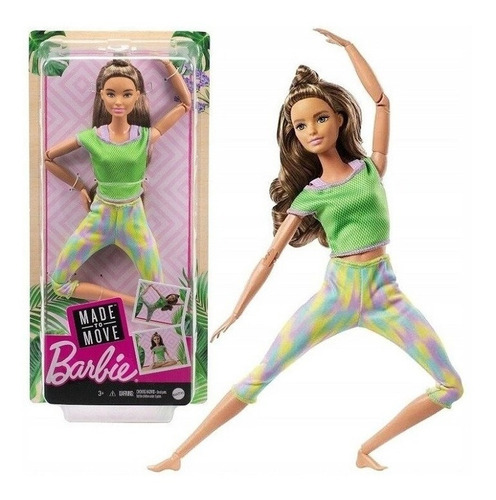 Barbie - Mtm- Movimientos Divertidos - Morena Ftg80