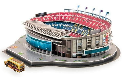 Estadio Camp Nou Club Barcelona Rompecabezas 3d Nanostad