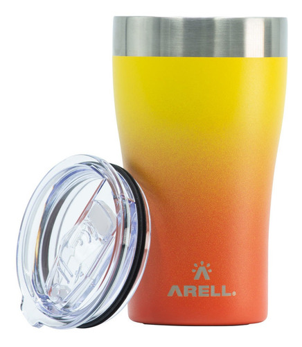 Copo Com Tampa Arell 500ml 5hrs Gelado Marca Imbatível Inox