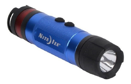 Mini Linterna Mano Led Azul Con Luz Roja Seguridad Nite Ize