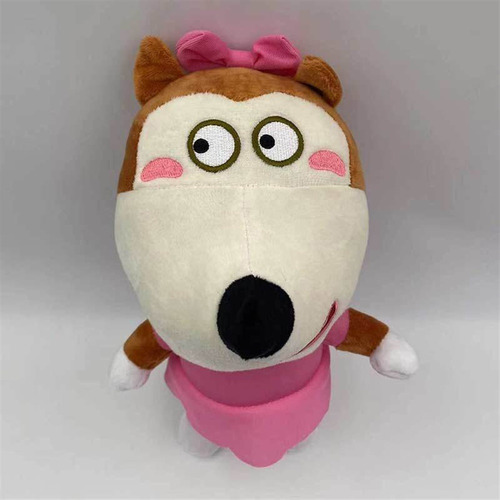Muñeco De Peluche Infantil Wolfoo Rosa