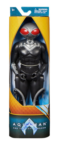 Dc Comics, Aquaman, Figura De Acción De Black Manta De 30 Cm