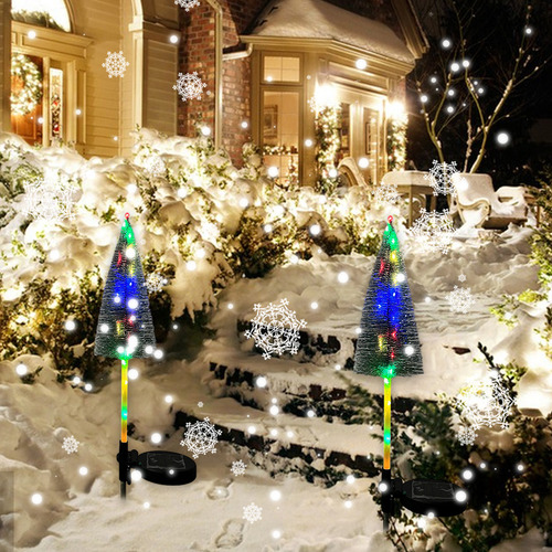 Lámpara Solar Para Árbol De Navidad P Outdoor, Funciona Con
