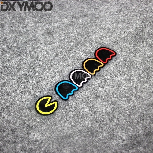 Stickers Auto Notebook Pacman Exclusivo Colores Game Over Xd